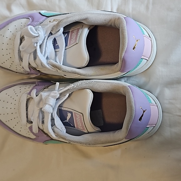 PUMA CA Pro Jr Block - White Vivid Violet Sneakers Size 5.5 - Picture 8 of 12